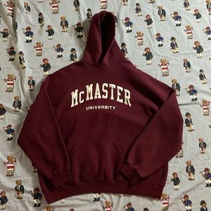 Vintage McMaster University Russell Hoodie